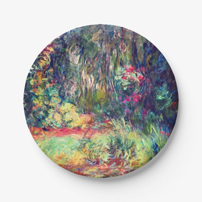 Prato De Papel Monet Water Lily Pond (Frente)