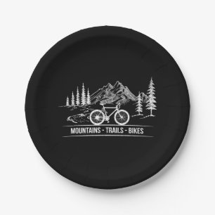 Prato De Papel Montanha - Bicicleta de bicicleta de bicicleta