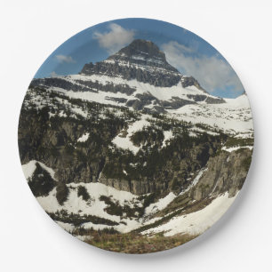 Prato De Papel Montanha Reynolds desde Logan Pass no Glacier Park