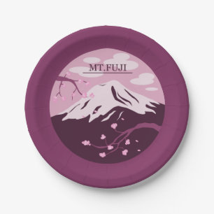 Prato De Papel Monte Fuji (Rosa)