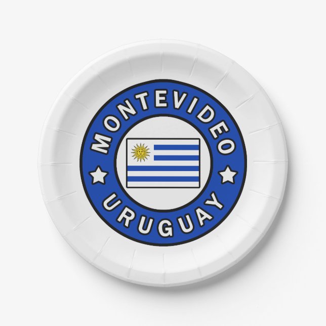 Prato De Papel Montevidéu Uruguai (Frente)