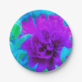 Prato De Papel Moody Purple Peony com Linda Folhagem Weigela