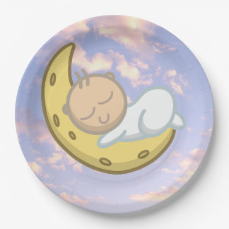 Prato De Papel Moon Baby Design
