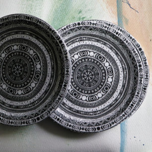 Prato De Papel Moon Child Mandala Triple Moon Witch