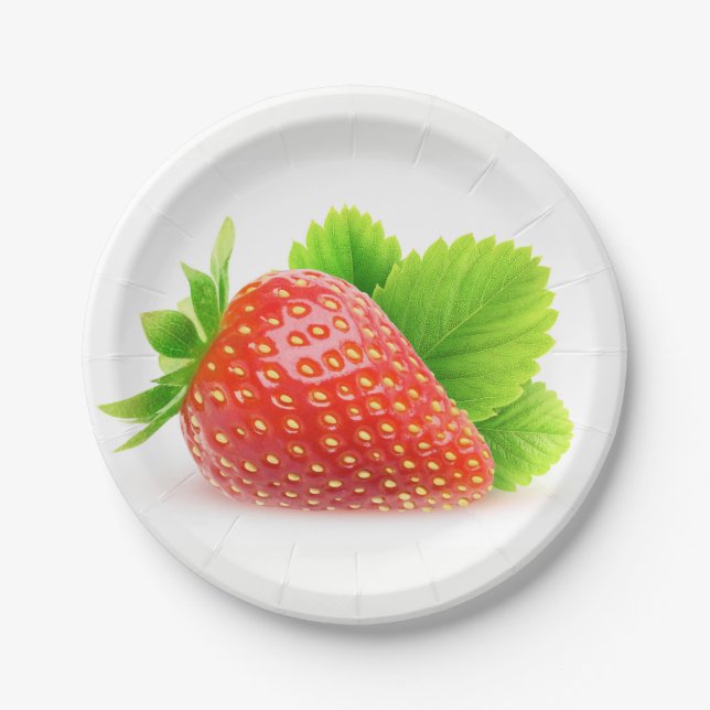 Prato De Papel Morango (Frente)