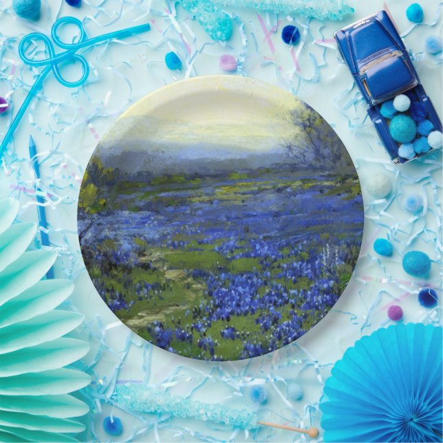 Prato De Papel Morning in the Bluebonnets (Festa)