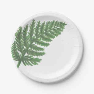 Prato De Papel Moss Green Fern