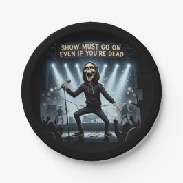 Prato De Papel Mostrar deve continuar mesmo que você esteja Morto