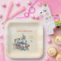 Motor de Comboio Rapariga 4º Aniversário