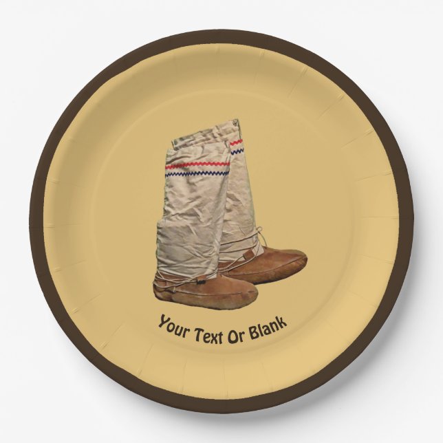 Prato De Papel Mukluks (Frente)