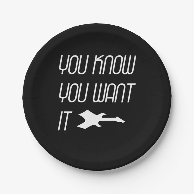 Prato De Papel Música Você Sabe Que Quer Violão (Frente)