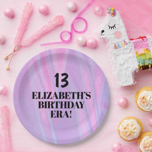 Prato De Papel Na Era De Aniversário, Qualquer Festa de aniversár (Festa)