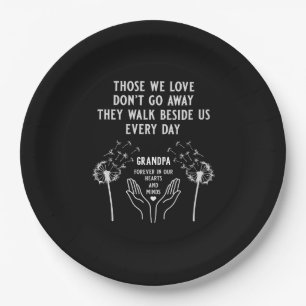 Prato De Papel Na Recepção Funeral da Memória