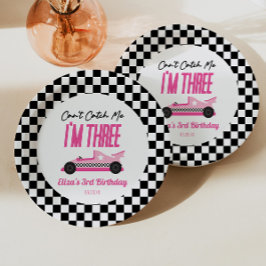 Prato De Papel Não consigo me pegar na festa de aniversário de 3 