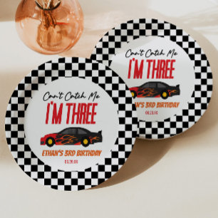 Prato De Papel Não consigo me pegar na festa do aniversário de 3 