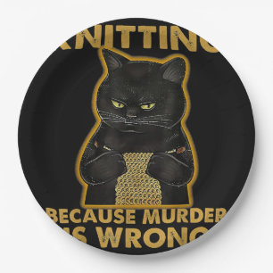 Prato De Papel Não é açucaramento se é Yarn Knitting Lover Knit