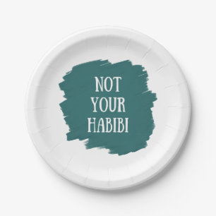 Prato De Papel Não é o seu Habibi