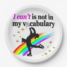 PRATO DE PAPEL NÃO POSSO ESTAR NA MINHA PAREDE VOCABULÁRIA