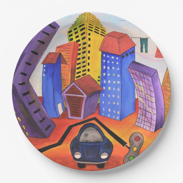 Prato De Papel Não se esqueça das placas de papel de lavagem (Frente)