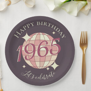 Prato De Papel Nascer em 1965, 60ª placa de papel decorada pela f