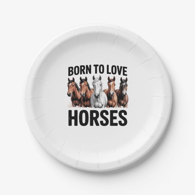 Prato De Papel Nascer para Cavalos de Amor (Frente)