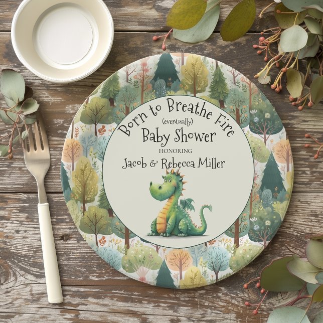 Prato De Papel Nascer para respirar o Chá de fraldas de incêndio (Criador carregado)