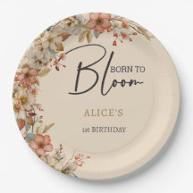 Nascido para florescer flores boho selvagens anive