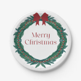 Prato De Papel Natal