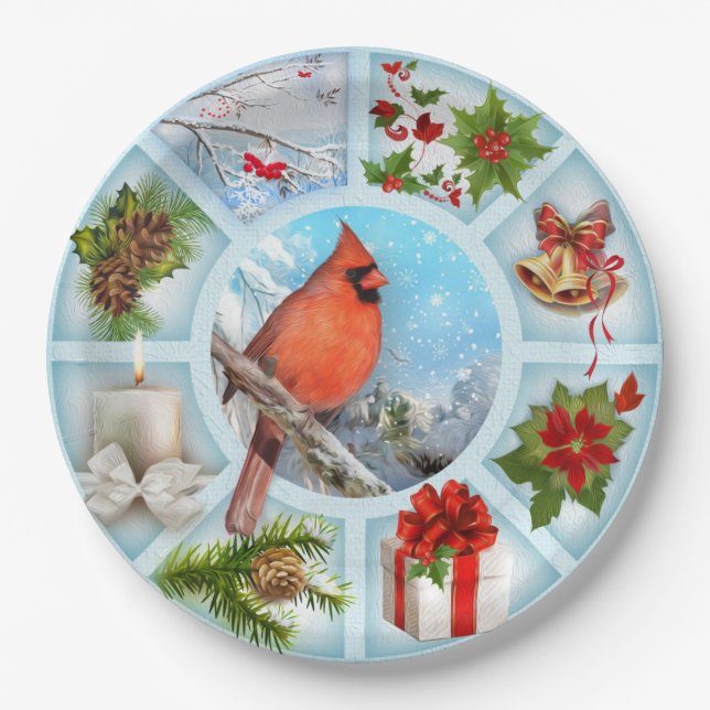 Prato De Papel Natal (Frente)