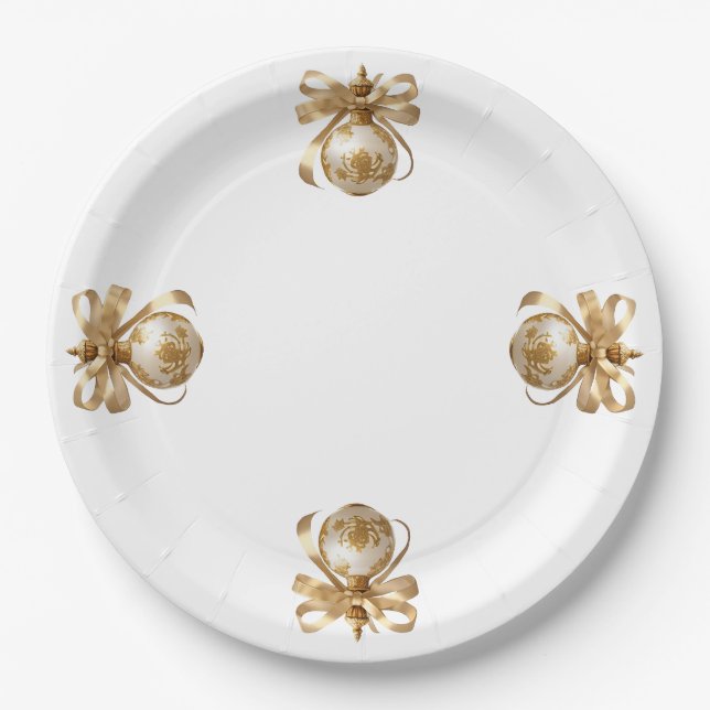 Prato De Papel Natal (Frente)