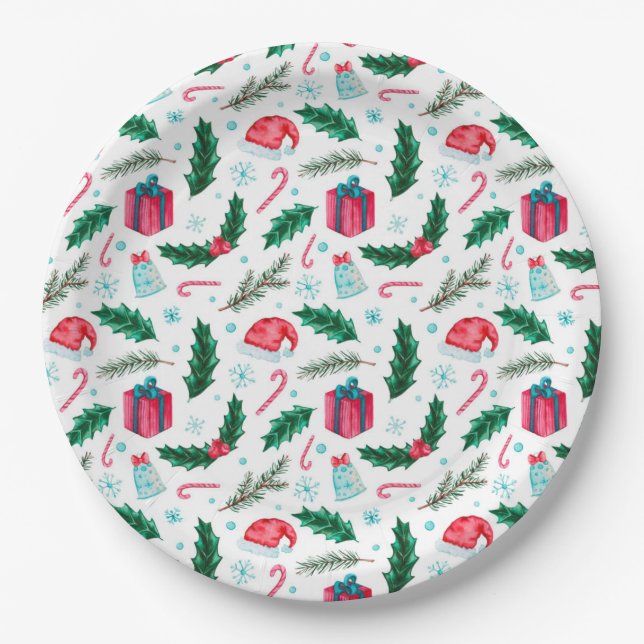 Prato De Papel Natal (Frente)
