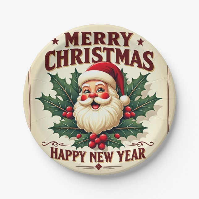 Prato De Papel Natal (Frente)