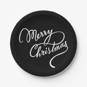 PRATO DE PAPEL NATAL DE MERCADORIAS COM LETRA MÃO   PLACA DE PAR