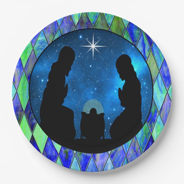 Prato De Papel Natividade (Frente)