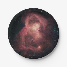 Prato De Papel Nebulosa da Borboleta Espacial