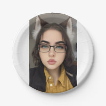 Neko Wolf Girl Plates