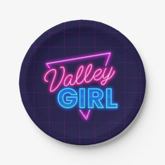 Prato De Papel Neon Valley Girl