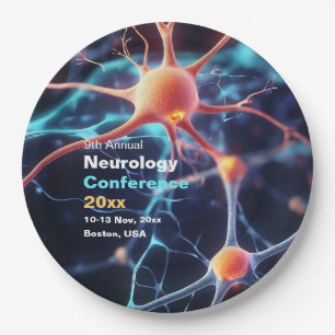 Prato De Papel Neurologia Neurocirurgia Conferência Médica