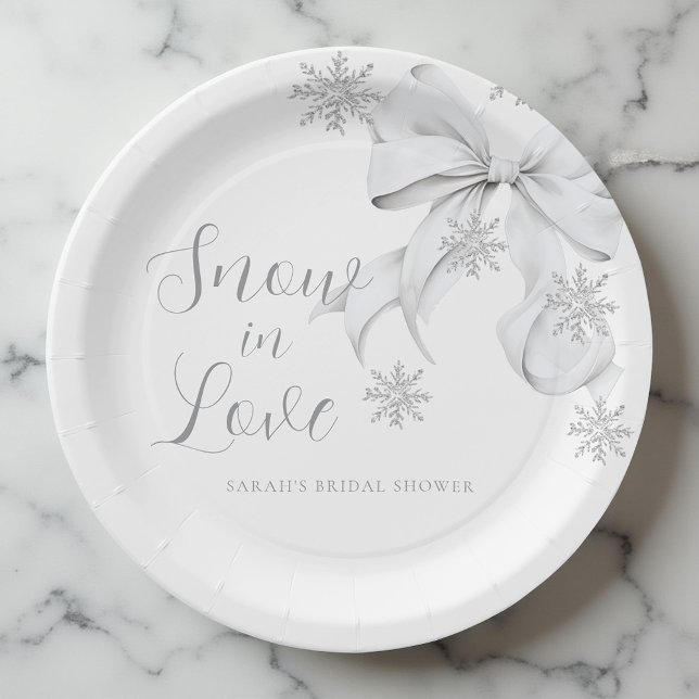 Prato De Papel Neve no Amor (Criador carregado)