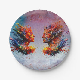 Prato De Papel No começo...