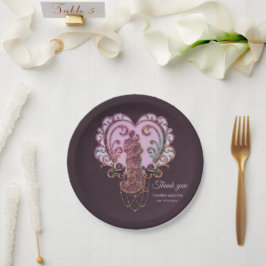 Prato De Papel No Embrião do Coração.