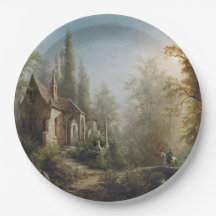 Noite de Lua sobre Capela e Cavaleiros