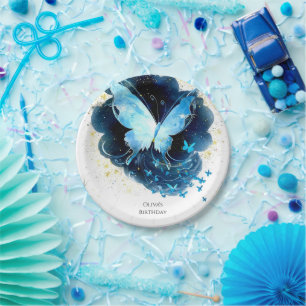 Prato De Papel Noivado da Borboleta do Enchanting Fun