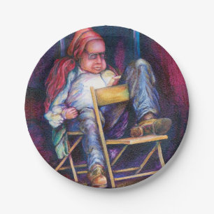 Prato De Papel Norman prefere desenhar no Sono