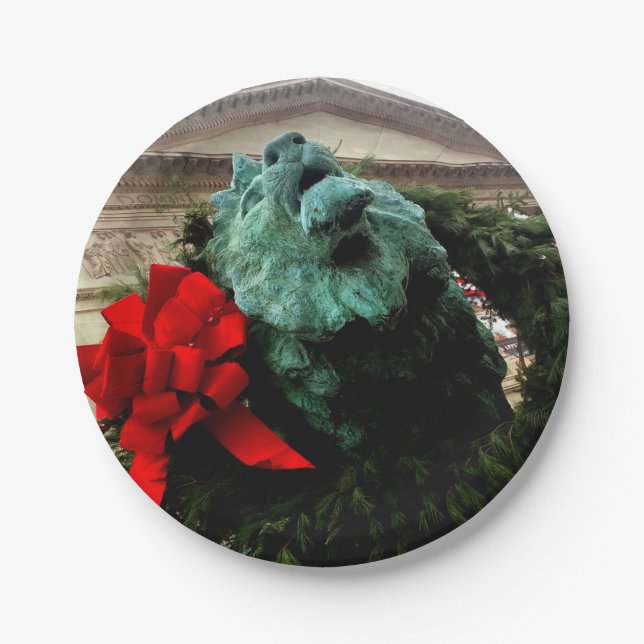 Prato De Papel North Lion no Instituto de Arte de Chicago (Frente)