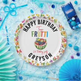 Prato De Papel Nossa festinha de segundo aniversário