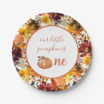 Nossa Pequena Abóbora É Um Prado Primeiro Aniversá