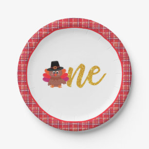 Prato De Papel Nossa pequena Turquia está virando ONE Plate - Gir