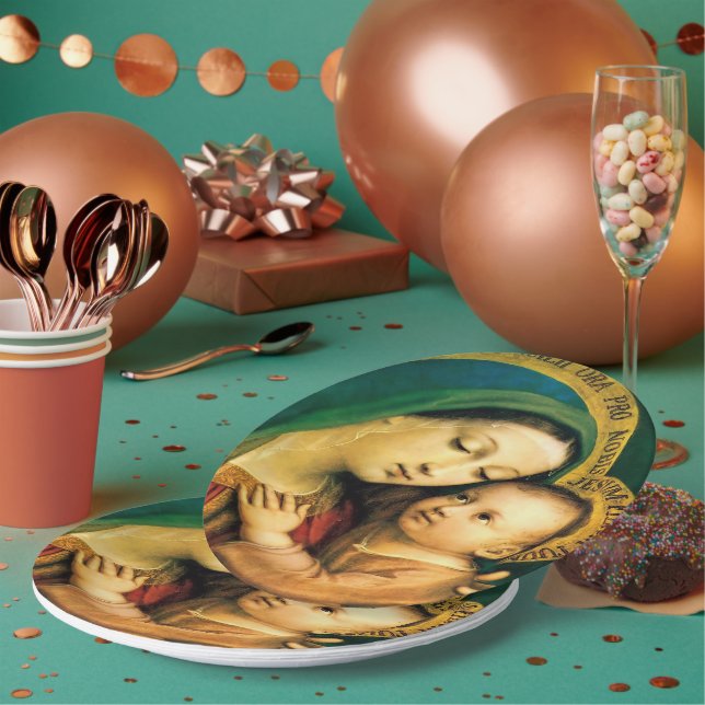 Prato De Papel Nossa Senhora de Bom Conselheiro (Múltiplo)