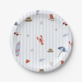 Prato De Papel Nova Inglaterra Costeira Cabo Cod Costa Leste Prat